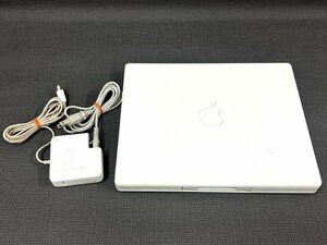 [ Junk ]Apple Apple iBOOK I книжка A1054 G4 процессор установка 12 дюймовый работа дефект белый 