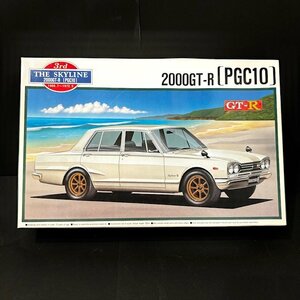 【未組立】AOSHIMA アオシマ THE SKYLINE 2000 GT-R PGC10 スカイライン プラモデル 1/24スケール 趣味 制作 車 スポーツカー