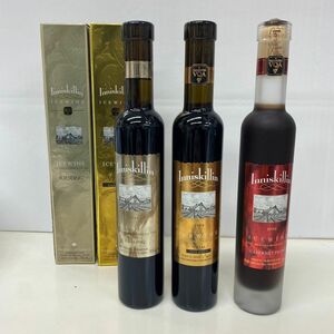 X326-O49-47 3本まとめ Inniskillin ICEWINE イニスキリン アイスワイン RIESLING/VIDAL/CABERNET FRANC 2004 200ml 10.5% 古酒 未開栓 ④