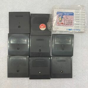 B104-D5-269 ゲームギア ソフト 26本セット コカ・コーラキッド/ゴジラ/倉庫番/タルるートくん/ソニック 他 GG ケース17個付 まとめ ②の画像3