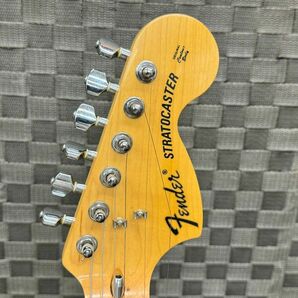 D814-O50-164 Fender Japan フェンダー ジャパン STRATCASTER ストラトキャスター 黄色 オリジナルカスタムボディ ソフトケース 音出しOK⑥の画像2