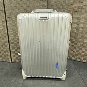 D811-O50-165 RIMOWA リモワ 9295200904377 キャリーケース キャリーバッグ スーツケース シルバー ダイヤル式 約高56×横35×マチ約18cm⑥