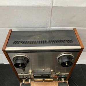 E505-O49-26 TEAC ティアック オープンリール ステレオテープデッキ A-6100/オーディオ 音響機器/通電OK ⑤の画像5