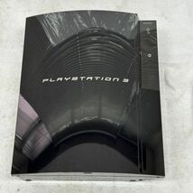 F460-O48-11 SONY ソニー PlayStation3 プレイステーション3 本体 CECHB00 ブラック/コントローラー2個/箱/ケーブル付き PS3 通電OK ②_画像2