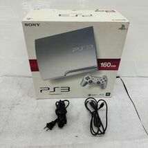 F455-O18-3374 SONY ソニー PlayStation3 プレイステーション3 本体 CECH-2500A シルバー/コントローラー3個/ソフト7本付 PS3 通電OK ②_画像10