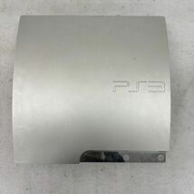 F455-O18-3374 SONY ソニー PlayStation3 プレイステーション3 本体 CECH-2500A シルバー/コントローラー3個/ソフト7本付 PS3 通電OK ②_画像2