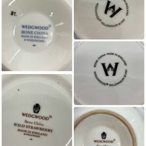 E111-K18-4920 WEDGWOOD ウェッジウッド 洋食器 まとめ カップ&ソーサー カップ 各2客 6点セット ワイルドストロベリー/MILLENNIUM 他 ②の画像9