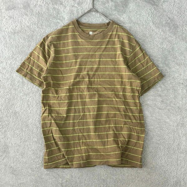 ギャップ GAP XS ブラウン系×グリーン系 クラシックフィット Tシャツ 春 半袖 Tシャツ