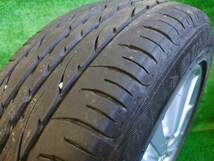 トヨタ 純正 16×6.5J 5H/114.3 ダンロップ/MaxRun 205/55R16 溝有夏タイヤ付4本 流用にも 中古 売切!!_画像9