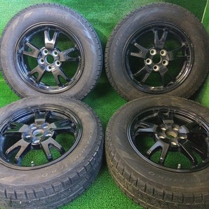 トヨタ 30プリウス 後期 純正 15×6J +45 ピレリ ICEASIMMETRICO 195/65R15 スタッドレス付4本 流用にも 中古 売切!!の画像2