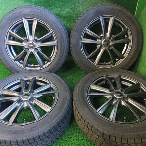 ダンロップ DSX-2 175/65R15 社外 Weds NIRVANA 15×5.5J 4H/100 タイヤ付4本 履き潰し等 中古 売切!!の画像1