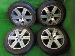  Bridgestone REGNO GR-XI 205/55R16 VW original 16×6.5J +42 5H/100 summer tire attaching 4ps.@ diversion and so on used selling up!!