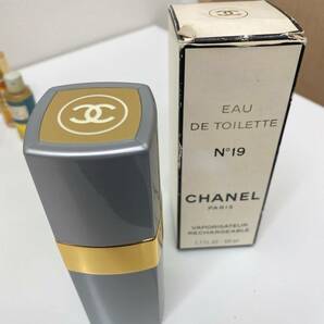 #5404A コスメ・香水 おまとめセット CHANEL シャネル オードトワレ No.19 EAU DE TOILETTE 50ml 内容量9割以上 など 化粧品 キャンドルの画像3