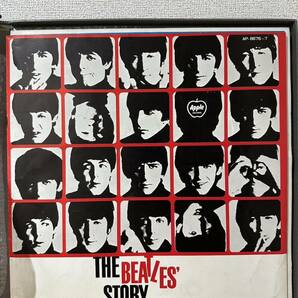 LPレコード BEATLES ザ・ビートルズ・ストーリー アップル 赤盤／黒盤の画像3