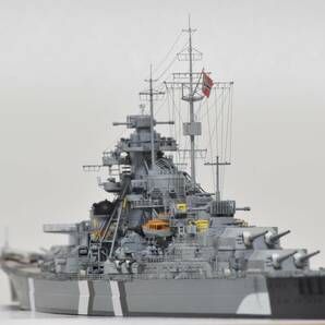 【完成品】1/700 ドイツ海軍戦艦 ビスマルク 1941ライン演習の画像9