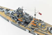 【完成品】1/700　ドイツ海軍戦艦　ビスマルク　1941ライン演習_画像8