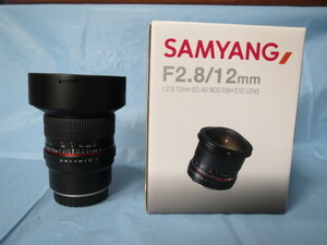 【極美品】★SAMYANG 12mm F2.8 ED AS NCS FISH-EYE LENS FUJIFILM X-MOUNT