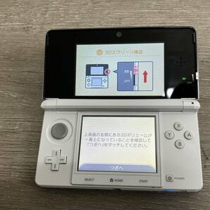 ☆ 3DS ☆ ニンテンドー3DS アイスホワイト 動作品 本体 タッチペン アダプター 箱 説明書 付属 Nintendo 3DS 任天堂 3559の画像5