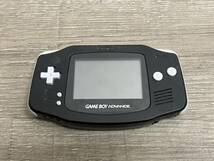 ☆ GBA ☆ ゲームボーイアドバンス ブラック　動作品 本体 のみ Nintendo GAMEBOY ADVANCE 任天堂 ニンテンドー 6846_画像1