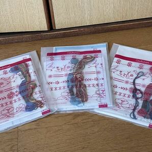 未開封保管品フェリシモFELISSIMO 刺しゅう「きほんのき」レッスン3種 / DMC PERMIN スカンジナビアアート デンマーク製刺繍作成キット2種の画像7