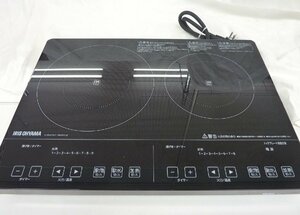 【中古】アイリスオーヤマ IHクッキングヒーター IHC-S225-B 2020年製 200V専用