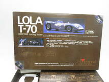 未使用　ユニオン　ローラ　LOLA　T-70　MECOM　レーシングチーム　プラモデル　1/25　現状品　クラフトシート梱包（RRWW1　_画像2