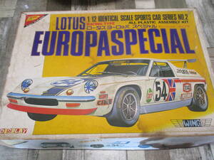 неиспользованный? Nichimo 1/12 Lotus Europe European Special Racing Plastic Model Current Product Craft Pale (32458