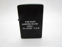 ZIPPO　ジッポ　オイル　ライター　USE　PA.16701　火花は飛びます。　現状品　（FREE3_画像1
