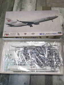 未使用？　ハセガワ　JAL　MD-11　JBird　Parts2　1/200　プラモデル　現状品　クラフトシート梱包（MXVDF