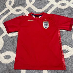 イングランド 代表 アウェイ ユニフォーム ジュニア 120cm アンブロ UMBRO England サッカー シャツ キッズ 