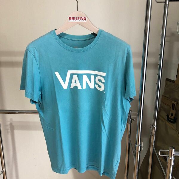 S VANS バンズ　ヴァンズ　Tシャツ　レイトンブルー 