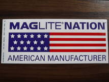 MAGLITE NATION STICKER, 約15.5×7（㎝）