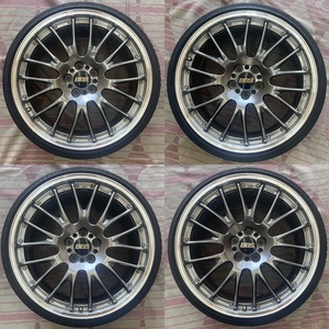 ＢＢＳ　ＲＳ-Ｎ　ＲＳ1004　ＲＳ1012　20インチ　8.5Ｊ+43　9.5Ｊ+53　5Ｈ-114.3　1台分セット