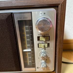 AM FM ラジオ 昭和レトロ アンティーク SONY 当時物 ソニー ホームラジオ の画像7