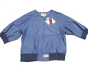  Pink House back Logo blouson spring for summer recommendation indigo L size not yet have on tag attaching 