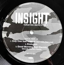 Insight / Targeting Zones EP Vol.1【12''】2004 / JPN / Bad News Records / DBC018_画像3