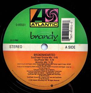 Brandy Featuring Wanya Morris / Brokenhearted【12''】1995 / US / Atlantic / 0-85551 / 検索：333yen vinyl