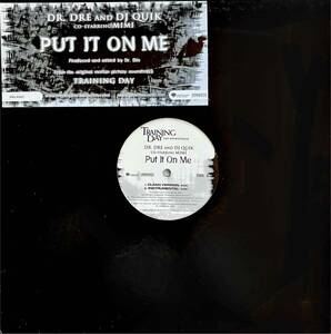 Dr. Dre & DJ Quik / Put It On Me【12''】2001 / US / Priority Records / SPRO-81603 / 検索：333yen vinyl