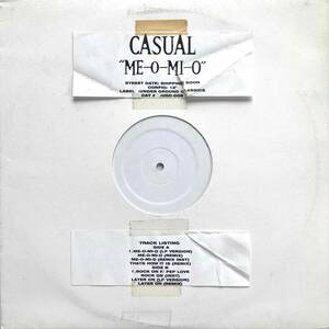 Casual / Me-O-Mi-O ,That's How It Is b/w Rock On , Later On【12''】2001 / US / Not On Label / UGC-006 / 検索：333yen vinyl