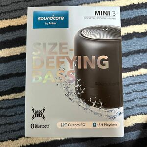 【新品】Bluetoothスピーカー Soundcore Mini 3 A3119011 ブラック　楽天市場 参考価格¥4,990