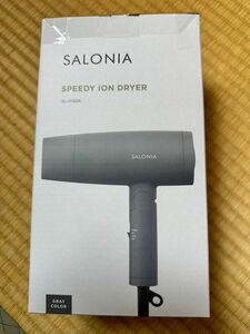 【新品】SALONIA SPEEDY ION DRYER SL-013GR （グレー）Amazon参考価格¥5,900