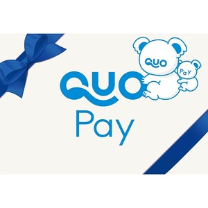 QUO card Pay 2000 jpy minute (1000 jpy ×2) business navigation .. code notification QUO card pei