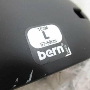 バーン bern チーム TEAM メーコン MACON ヘルメット Lサイズ 57-59cm 435g ブラック 傷汚れあり CEマーク 中古 ■の画像3