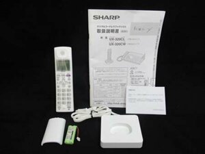 シャープ SHARP デジタルコードレスファクシミリ用増設子機 JD-KS110 1台 箱取扱説明書なし ノーチェック 美品中古 ■