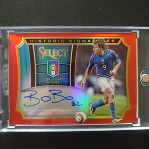 Christian Vieri クリスティアン・ヴィエリ サイン 2016-17 Panini Select Soccer /49 イタリアの画像1