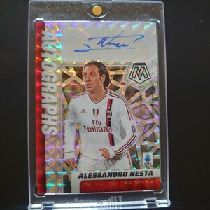 Alessandro Nestaアレサンドロ・ネスタ 2021-22 Panini Mosaic Serie A Soccer サイン ACミラン イタリア