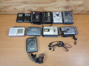 * cheap selling up * cassette player MD Walkman etc. 11 piece set MZ-R30 WM-EX88 RQ-SX65V WM-EX909 Sony National radio battery case 