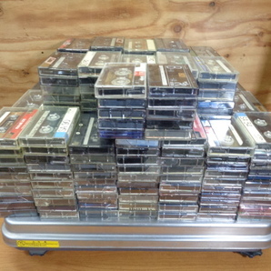 ★格安売切★カセットテープ まとめて270本 大量セット 約19kg ハイポジのみ ハイポジション TypeⅡ TDK ソニー マクセル アクシア AXIAの画像3
