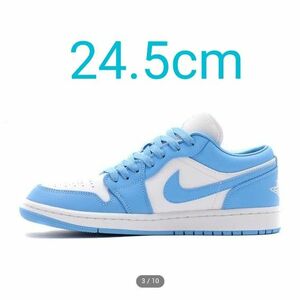 Nike WMNS AIR JORDAN 1 LOW UNIVERSITY BLUE　24.5cm /エア ジョーダン 1 LOW
