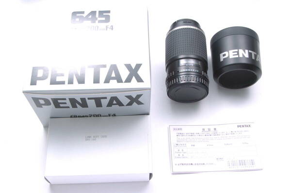 未使用 ペンタックス smc PENTAX-FA645 200mm F4 [IF] MADE IN JAPAN